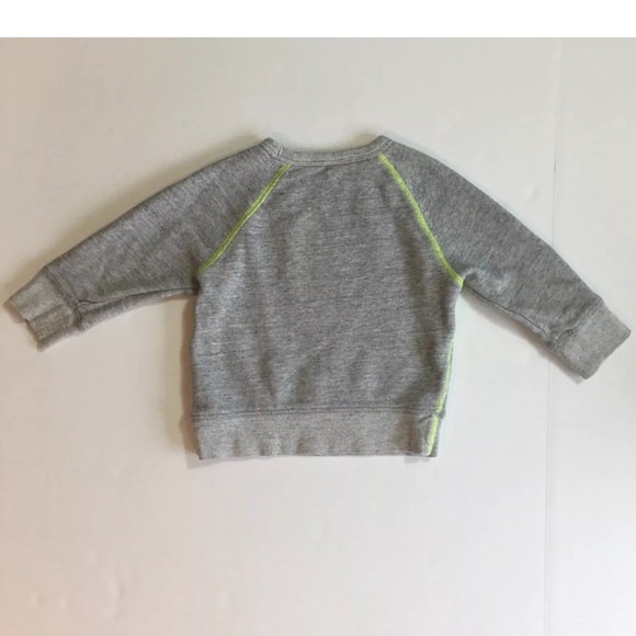 Baby Gap Sweatshirt Grey Marled 12-18mo EUC - Picture 2 of 4